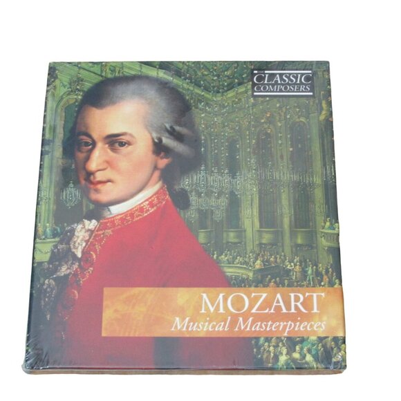 The Classic Composers - Mozart Musical Masterpieces CD + Book, New & Sealed - Picture 1 of 3